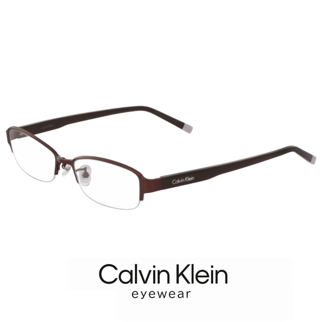 【新品】 カルバンクライン メンズ メガネ ck5466a-200 calvin klein 眼鏡 ck5466a めがね スクエア型 ナイロール ハーフリム フレーム カルバン・クライン アジアンフィット モデル