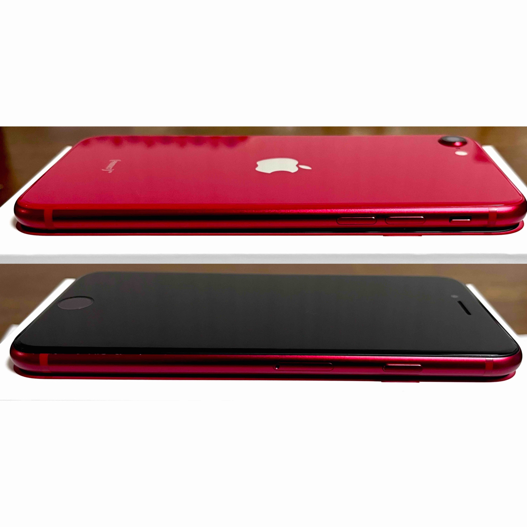 高級感 iPhone 80%以上バッテリー保証（入荷時 SE2 Red 第2世代 SIM