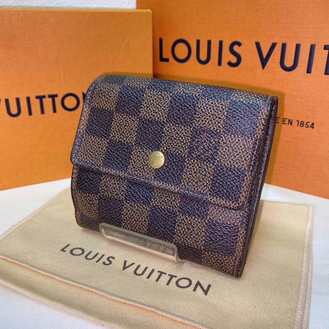 ルイヴィトン ポルトモネ・ビエ・カルトクレディ 3つ折り財布 ダミエ | フリマアプリ ラクマ