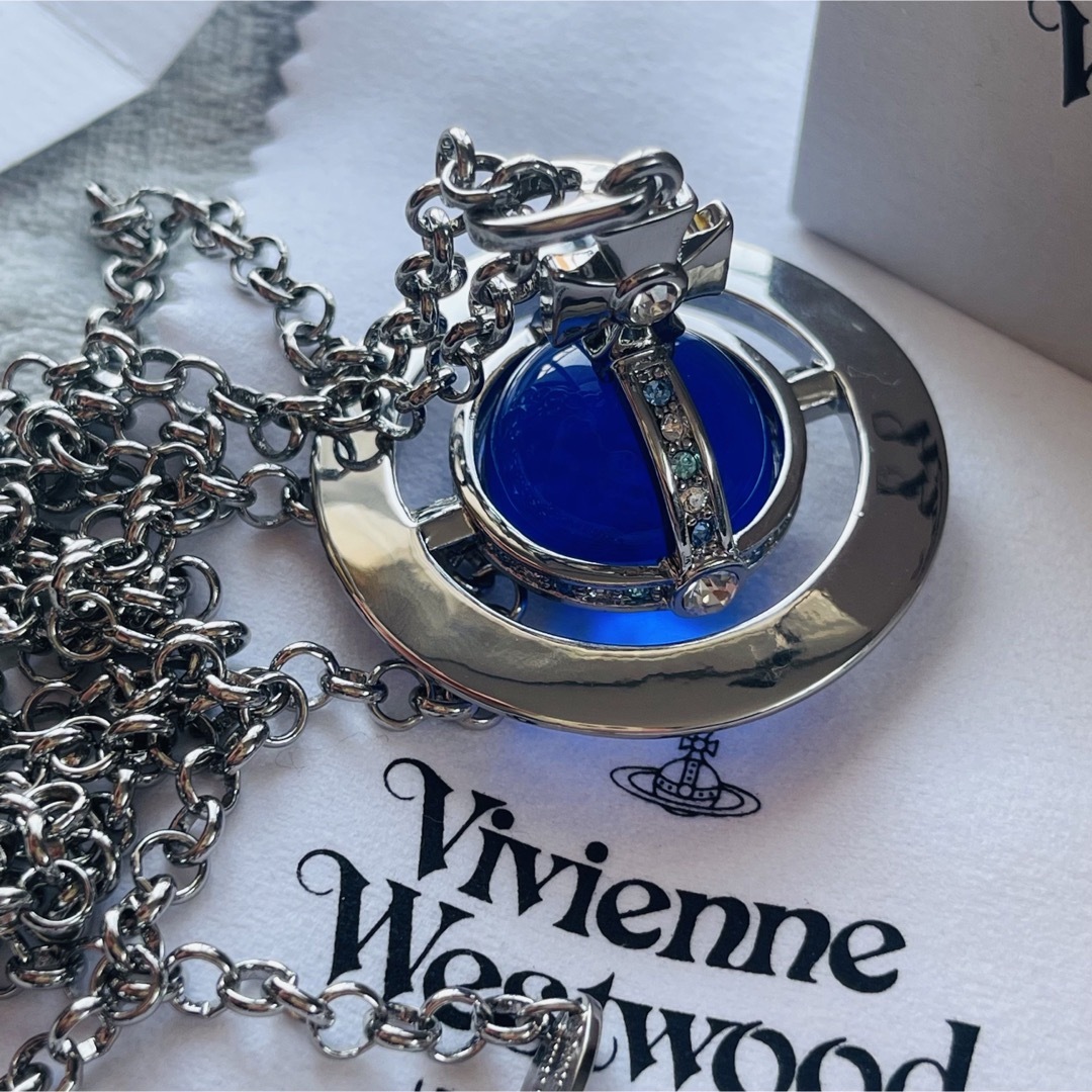 Vivienne Westwood オーブ ブルー ネックレス