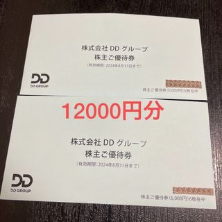 DDグループ 株主優待券 12000円分(レストラン/食事券)
