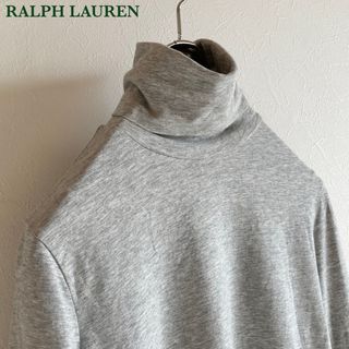 ラルフローレン(Ralph Lauren)のラルフローレン スポーツ ストレッチコットン タートルネック カットソー グレー(カットソー(長袖/七分))