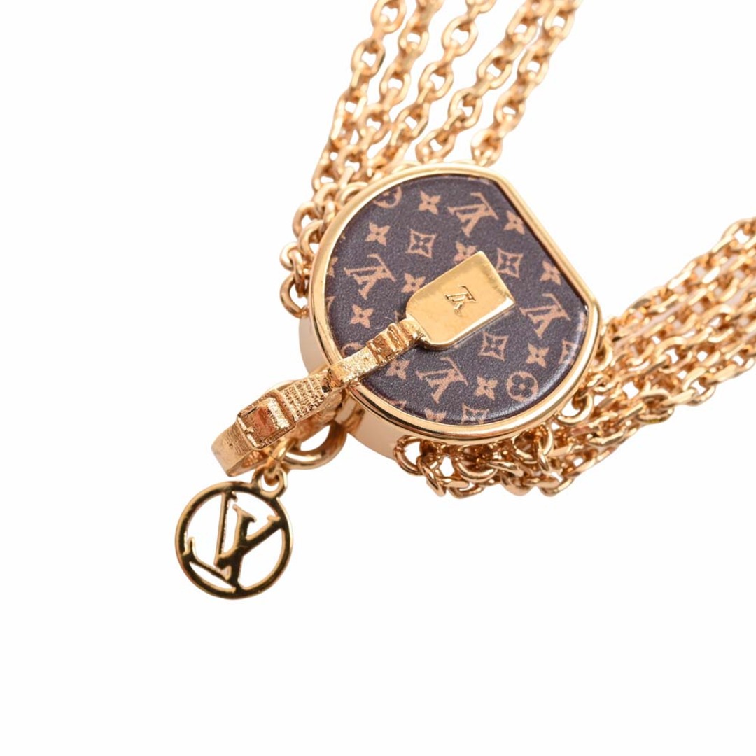 LOUIS VUITTON ルイヴィトン モノグラム ミニトランク ブレスレット M68395 ゴールド by