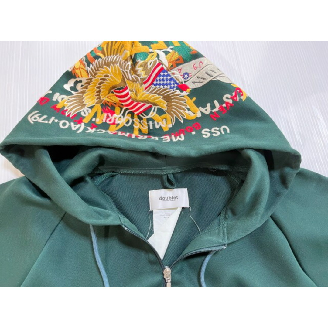 doublet（ダブレット）18SS CHAOS EMBROIDERY TRACK HOODIE トラック フーディー 【A31020-007】