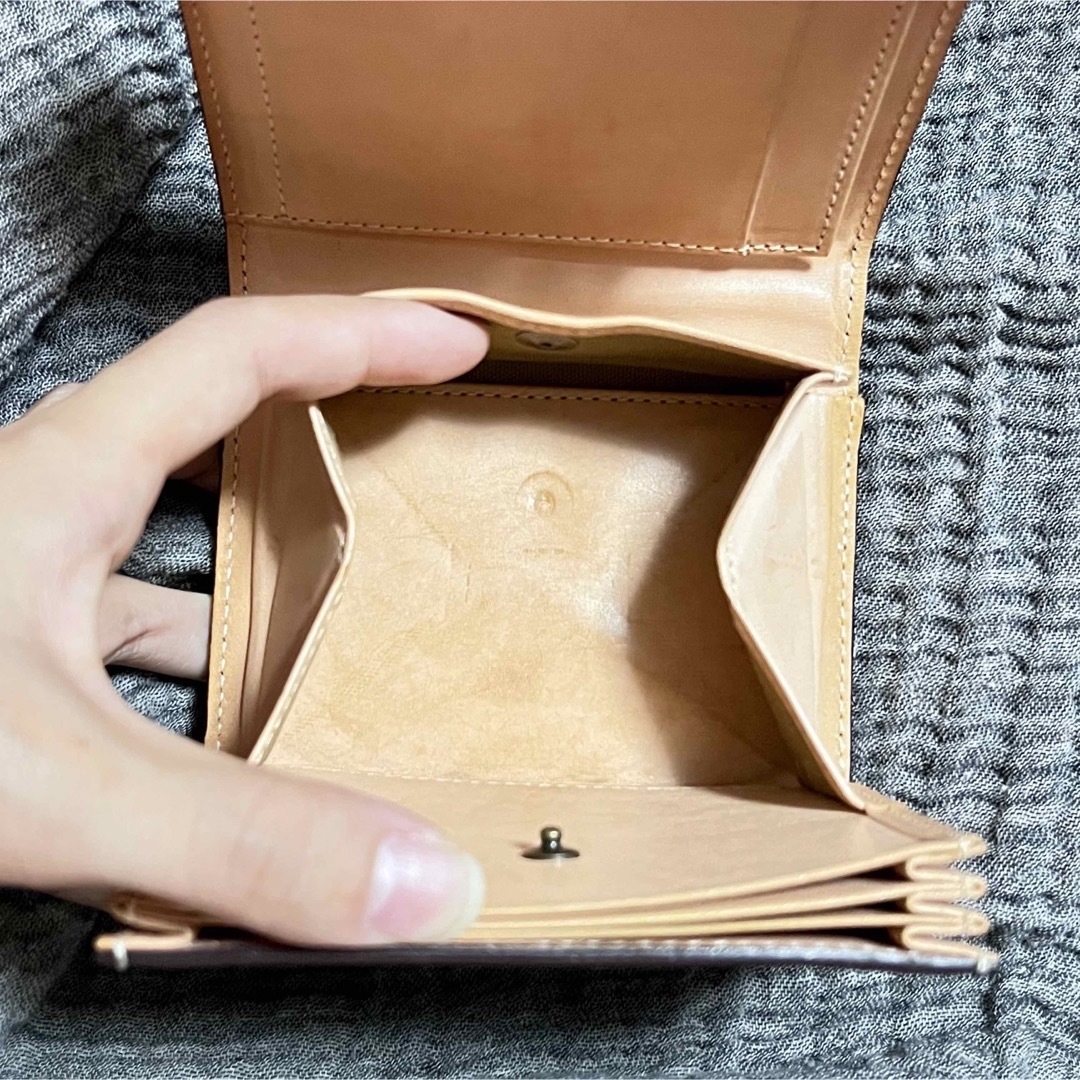 m+(エムピウ)の値下げ エムピウ ミッレフォッリエⅡ コードバン メンズのファッション小物(折り財布)の商品写真