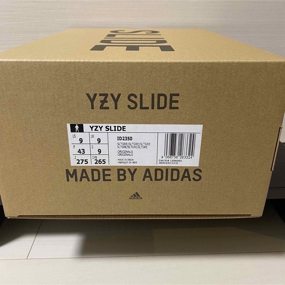 YEEZY（adidas）(イージー)の新品adidas YEEZY Slide "Slate Grey" 27.5cm メンズの靴/シューズ(サンダル)の商品写真