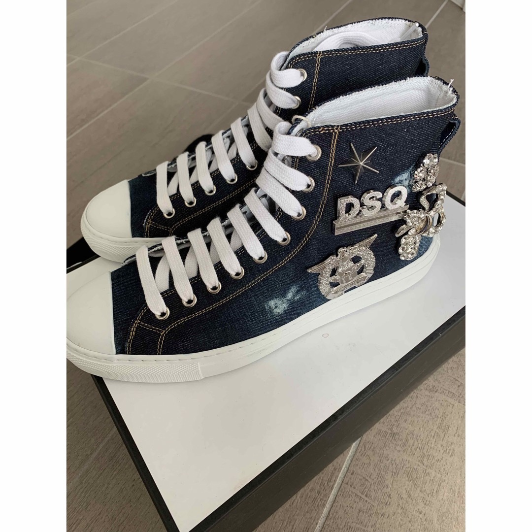 【新品】DSQUARED2 ★ディースクエアード ハイカットスニーカーサイズ41