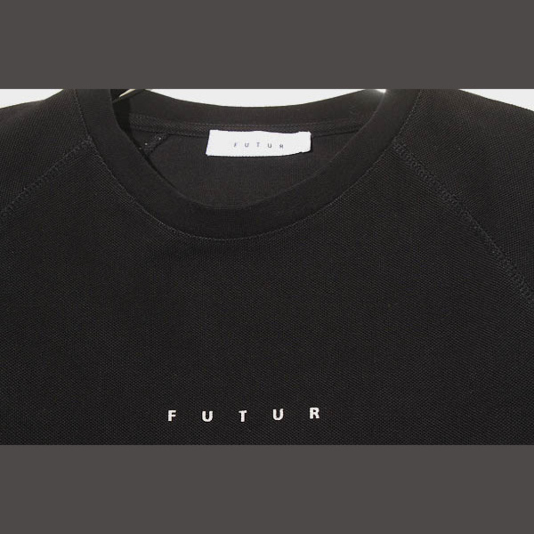 other(アザー)のFUTUR フューチャー ロゴプリント 鹿の子 ロングスリーブ Tシャツ  M メンズのトップス(Tシャツ/カットソー(七分/長袖))の商品写真