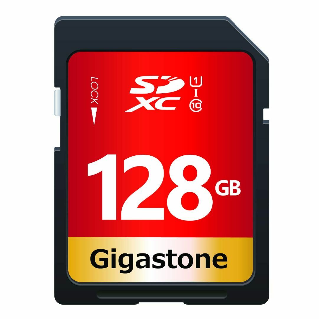 Gigastone 128GB SDカード UHS-I U1 Class 10