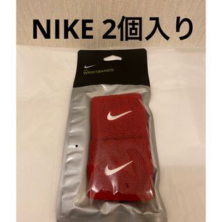 ナイキ(NIKE)のNIKE ナイキ スウッシュ リストバンド BN0007-601 レッド　(その他)