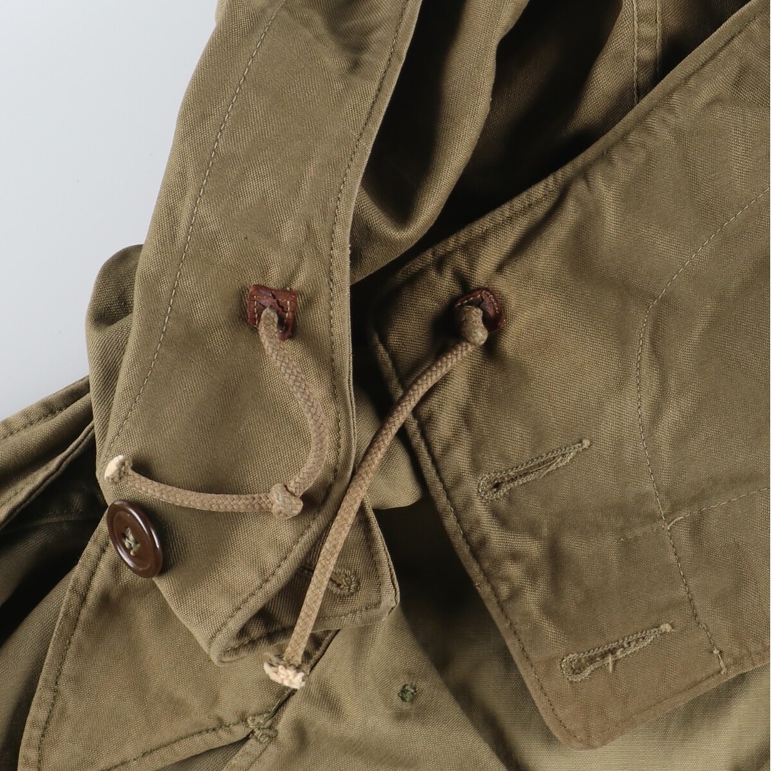 古着 40年代 米軍実品 U.S.ARMY JACKET FIELD M-1943 フード付き ミリタリー フィールドジャケット USA製 メンズM ヴィンテージ /eaa367772 メンズのジャケット/アウター(ミリタリージャケット)の商品写真