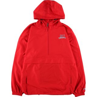 チャンピオン(Champion)の古着 チャンピオン Champion カレッジ アノラックパーカー メンズXL /eaa371830(ナイロンジャケット)