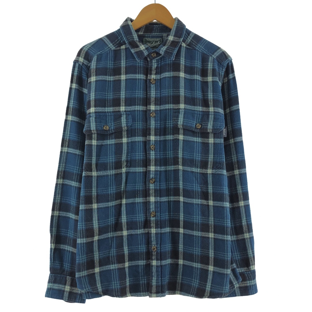 ウールリッチ WOOLRICH チェック柄 長袖 ヘビーネルシャツ メンズL /eaa368449