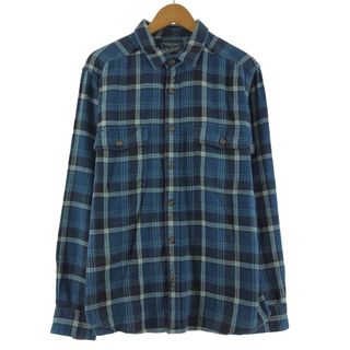 ウールリッチ(WOOLRICH)の古着 ウールリッチ WOOLRICH チェック柄 長袖 ヘビーネルシャツ メンズL /eaa368449(シャツ)