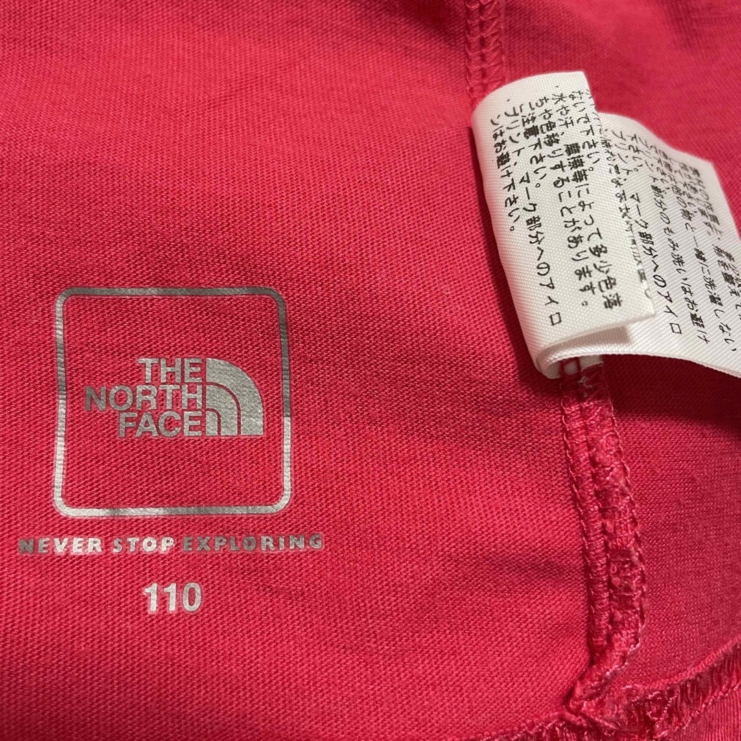 THE NORTH FACE(ザノースフェイス)の美品 THE NORTH FACE ノースフェイス キッズ  ノースリーブ キッズ/ベビー/マタニティのキッズ服男の子用(90cm~)(Tシャツ/カットソー)の商品写真