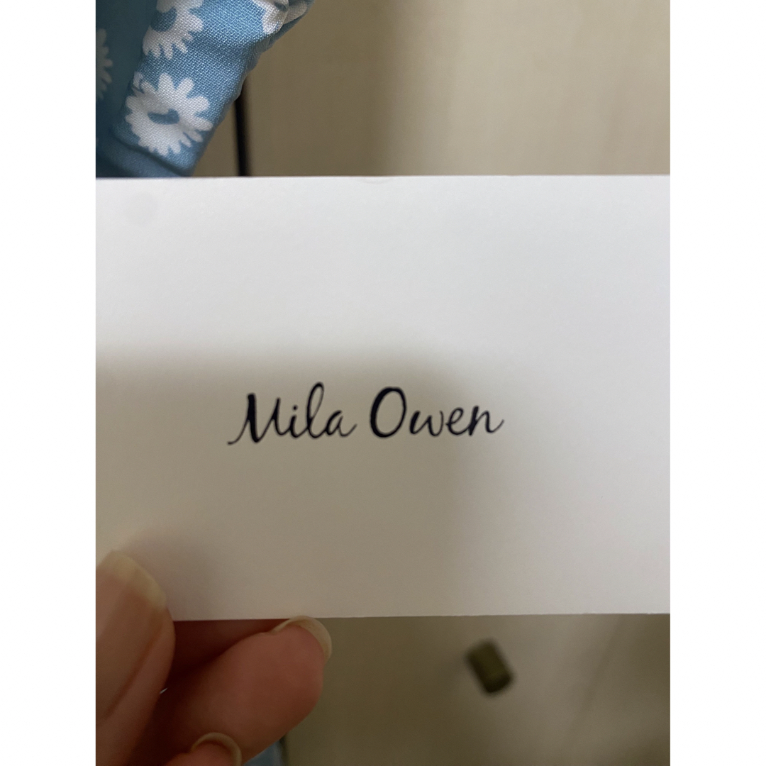 モデル美香さん着用　MilaOwen 花柄カシュクールワンピース 5