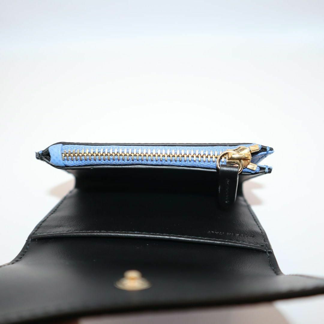 ♡美品未使用♡スマイソン SMYTHSON 三つ折り財布 ブルー