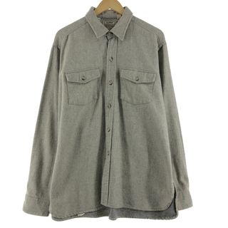 エルエルビーン(L.L.Bean)の古着 エルエルビーン L.L.Bean 長袖 シャモアクロスシャツ USA製 メンズXL /eaa371906(シャツ)