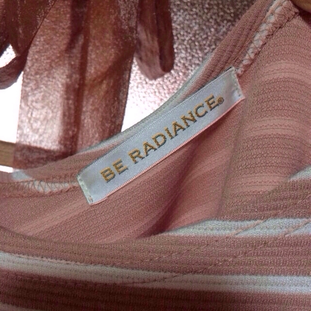 BE RADIANCE(ビーラディエンス)のボーダーワンピ 値下げ レディースのワンピース(ミニワンピース)の商品写真