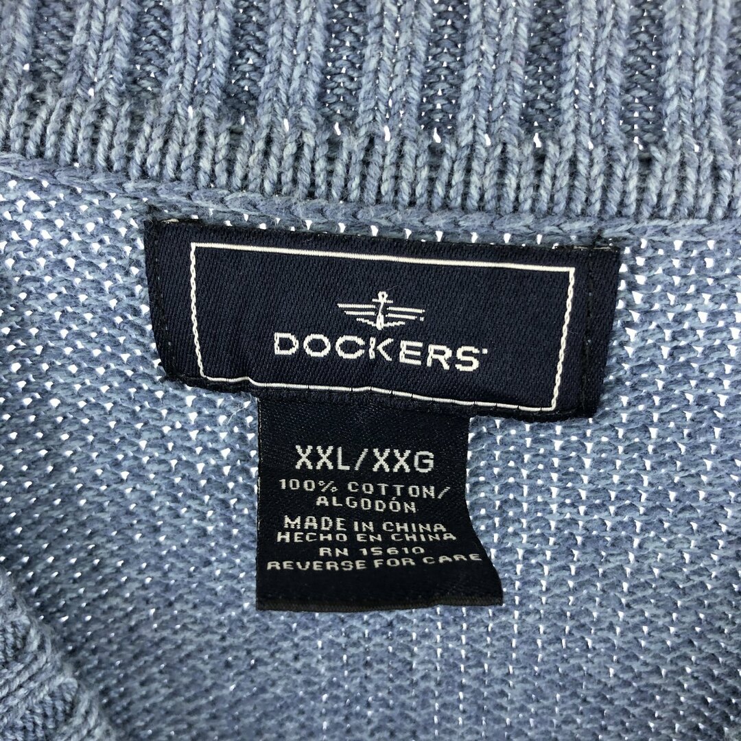 DOCKERS 総柄 コットンニットセーター メンズXXL /eaa368066 2