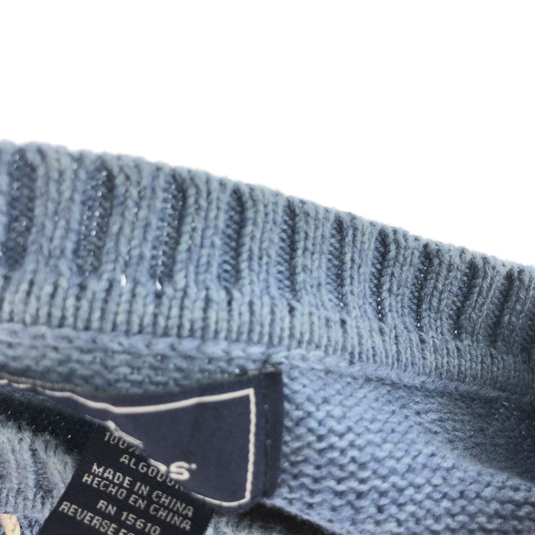 古着 DOCKERS 総柄 コットンニットセーター メンズXXL /eaa368066の