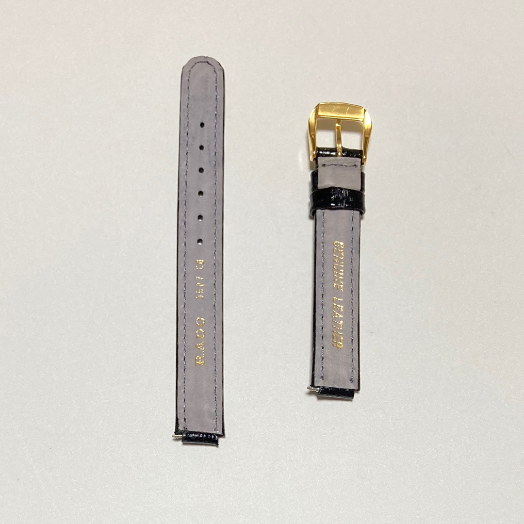 RADO 純正革ベルト 未使用 クロコ型押し レザー OLD ラドー 腕時計 1-