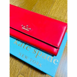 ケイトスペードニューヨーク(kate spade new york)のKate Spade 長財布(赤)(財布)