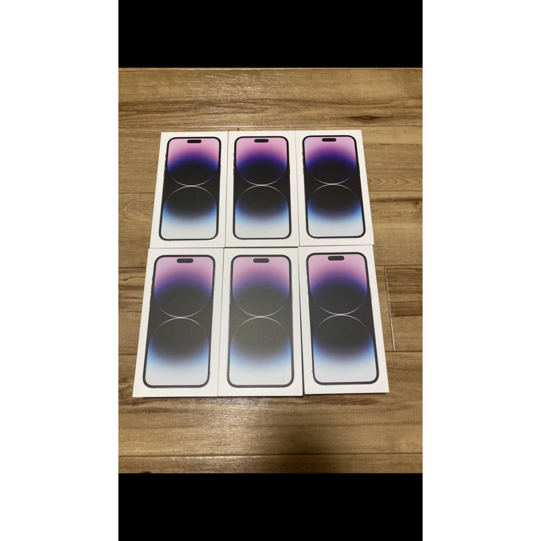 iPhone(アイフォーン)の⭐️6台新品未開封⭐️iPhone14 Pro Max 256GB 紫 スマホ/家電/カメラのスマートフォン/携帯電話(スマートフォン本体)の商品写真