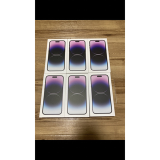アイフォーン(iPhone)の⭐️6台新品未開封⭐️iPhone14 Pro Max 256GB 紫(スマートフォン本体)