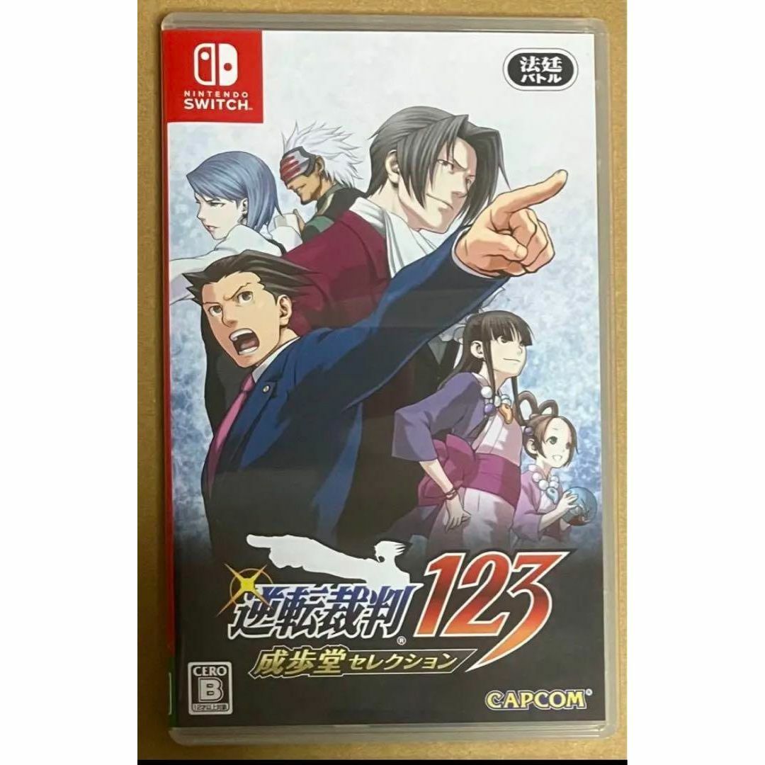 Nintendo Switch(ニンテンドースイッチ)の逆転裁判123 成歩堂セレクション Switch ニンテンドースイッチ  エンタメ/ホビーのゲームソフト/ゲーム機本体(家庭用ゲームソフト)の商品写真