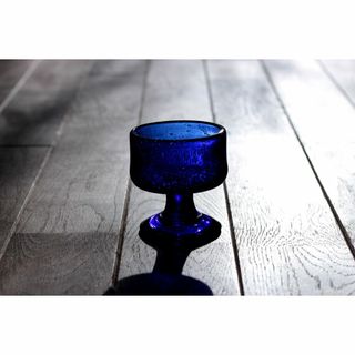 イッタラ(iittala)のErik Hoglund エリックホグラン 花瓶 1283bl(ガラス)