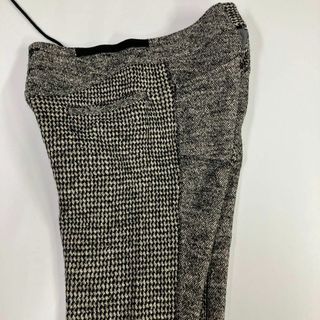 m's braque エムズ ブラック ジャージパンツ スウェット 千鳥柄 総柄