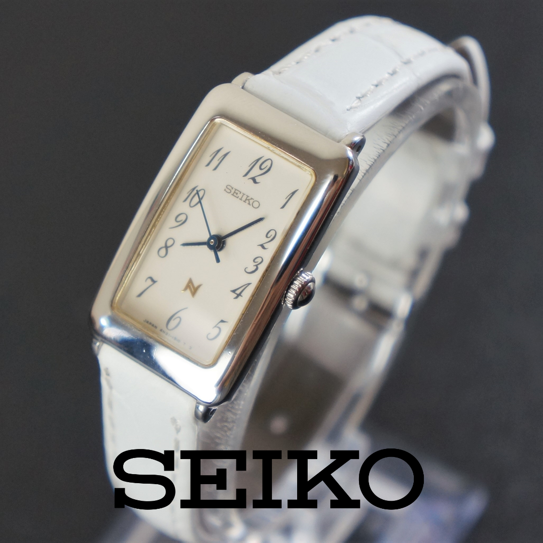 【新品電池】 SEIKO NOIE シルバー レディース 腕時計 新品ベルト SEIKO - 【稼働品】SEIKO NOIE レディース腕時計 電池交換済