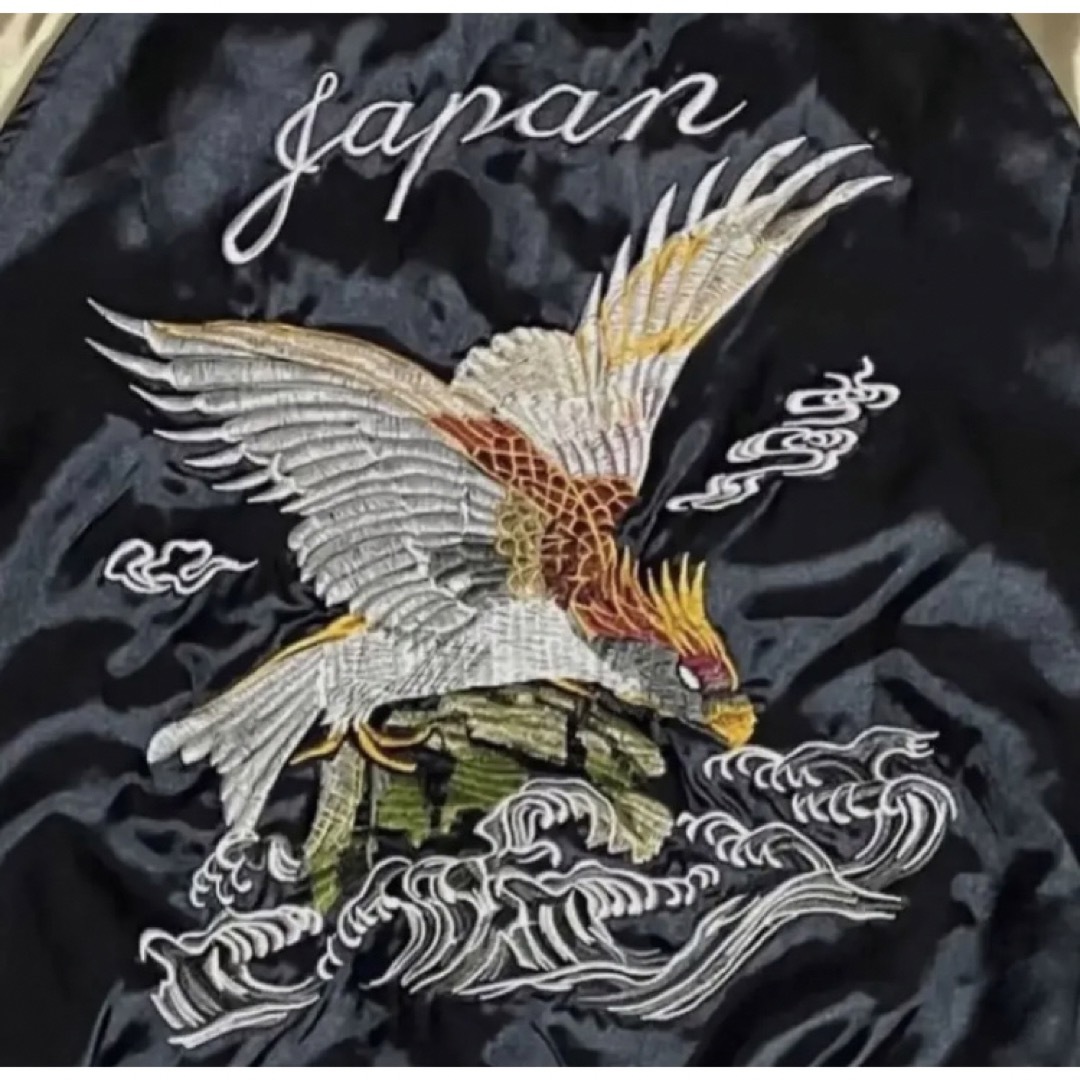【新品】一心如鏡 イッシンニョキョウ スカジャン 和柄 刺繍 バード タグ付き