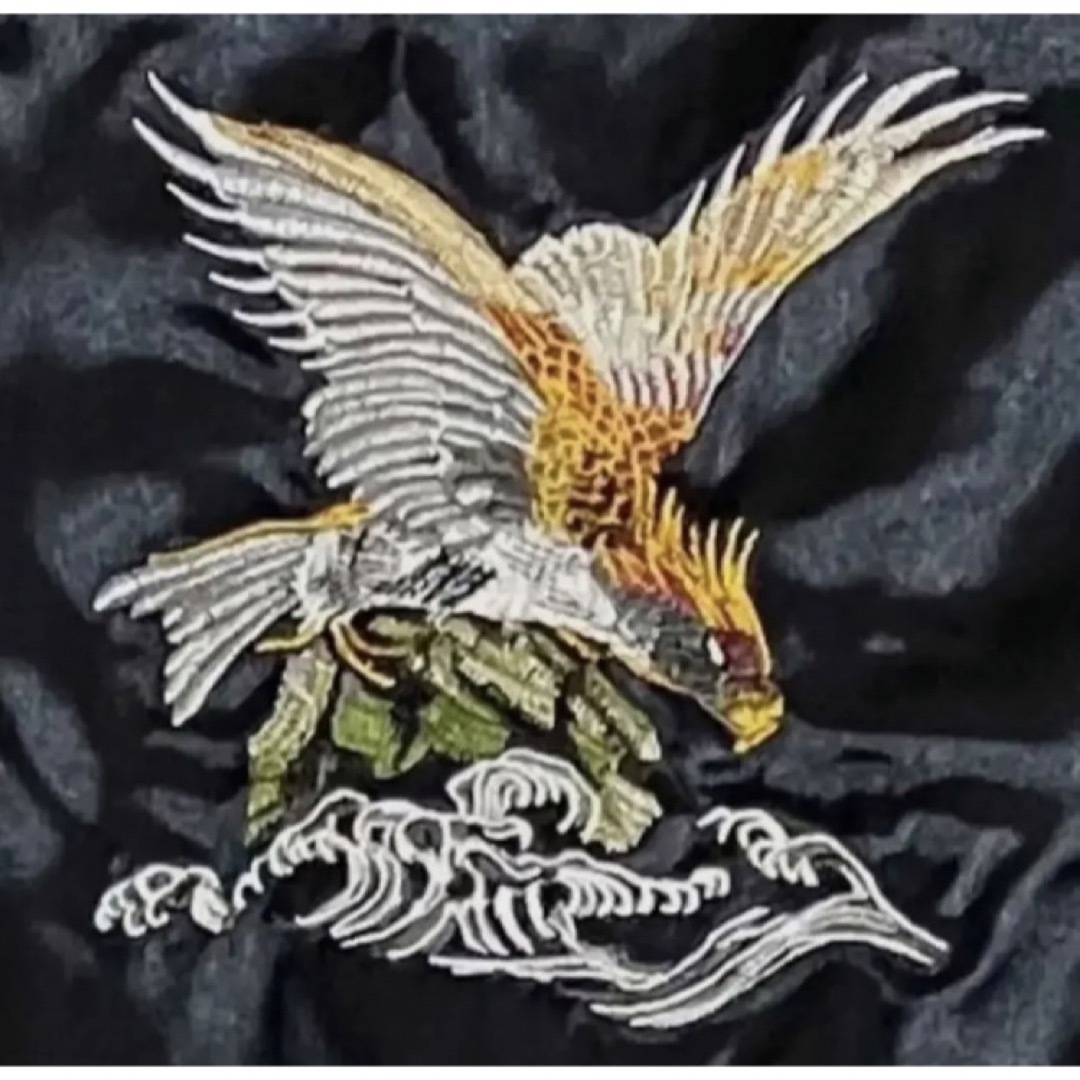 【新品】一心如鏡 イッシンニョキョウ スカジャン 和柄 刺繍 バード タグ付き
