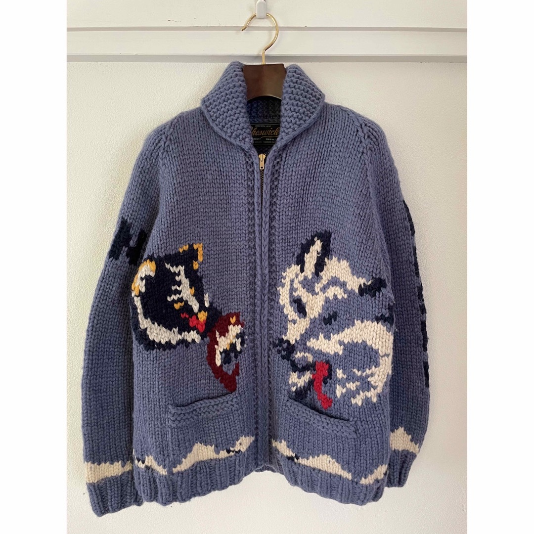 Cheswick チェスウィック 70s カウチン カーディガン ダブルウルフ