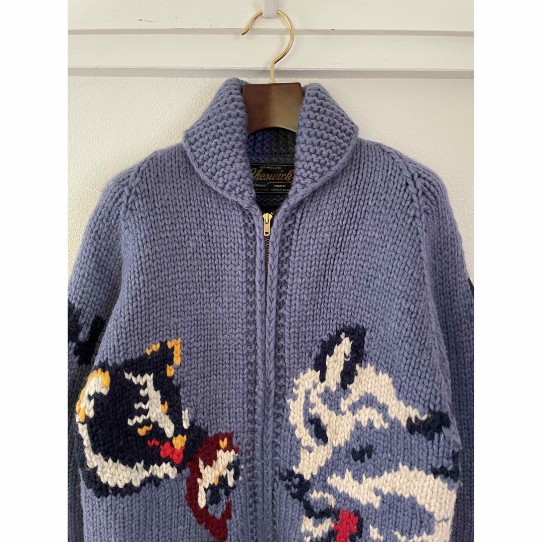 Cheswick チェスウィック 70s カウチン カーディガン ダブルウルフ