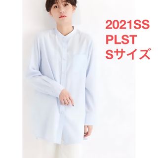 プラステ(PLST)の未使用＊雑誌掲載 PLST ＊上品見え バンドカラーシャツ(シャツ/ブラウス(長袖/七分))