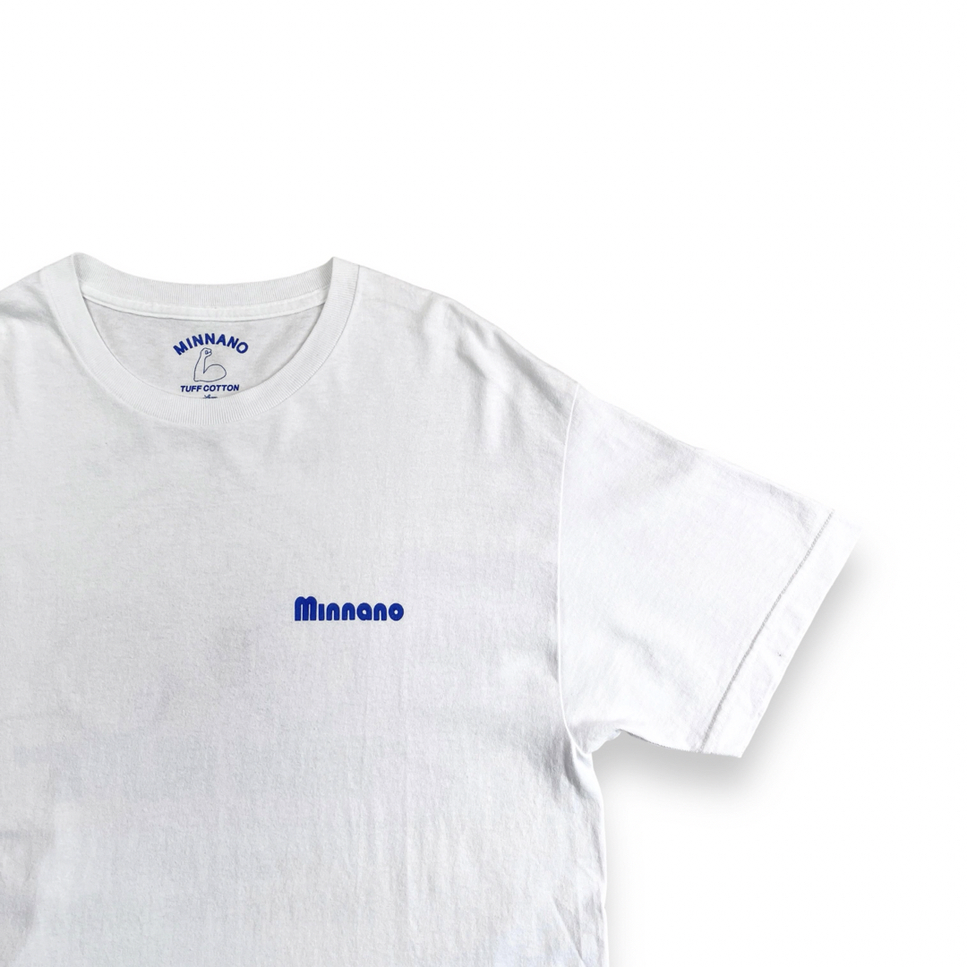 1LDK SELECT(ワンエルディーケーセレクト)のMIN-NANO Program Tee ミンナノ Tシャツ 自転車 記念 白 メンズのトップス(Tシャツ/カットソー(半袖/袖なし))の商品写真