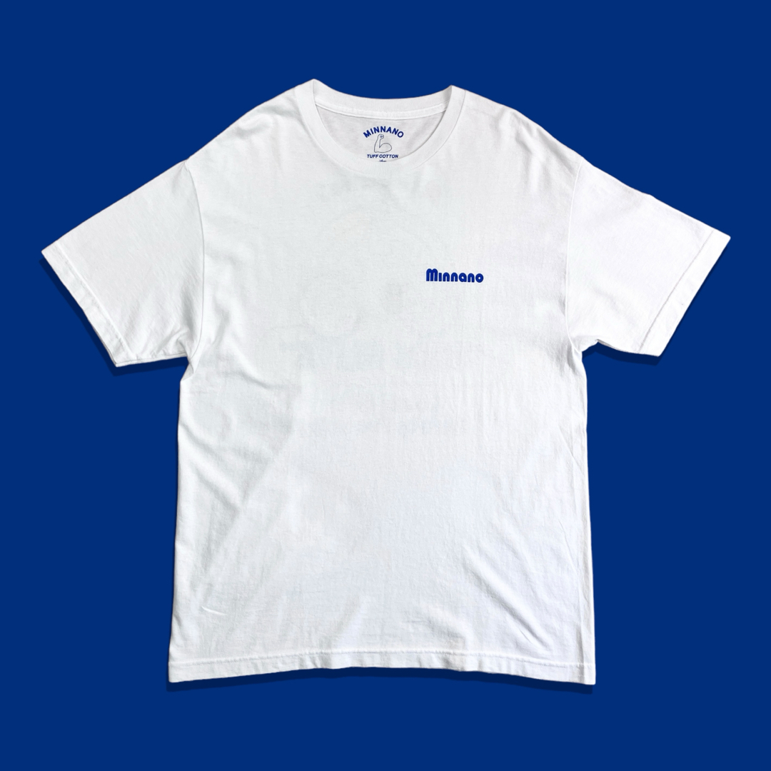 1LDK SELECT(ワンエルディーケーセレクト)のMIN-NANO Program Tee ミンナノ Tシャツ 自転車 記念 白 メンズのトップス(Tシャツ/カットソー(半袖/袖なし))の商品写真