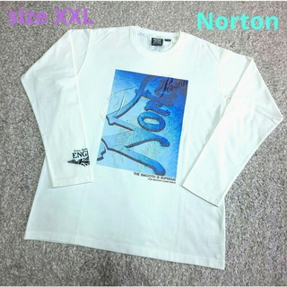 ノートン(Norton)のNorton  刺繍 ロンTシャツ XXL 大きいサイズ(Tシャツ/カットソー(七分/長袖))