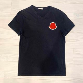 モンクレール(MONCLER)の【美品】モンクレール　Tシャツ　ブラック　黒　moncler(Tシャツ/カットソー(半袖/袖なし))