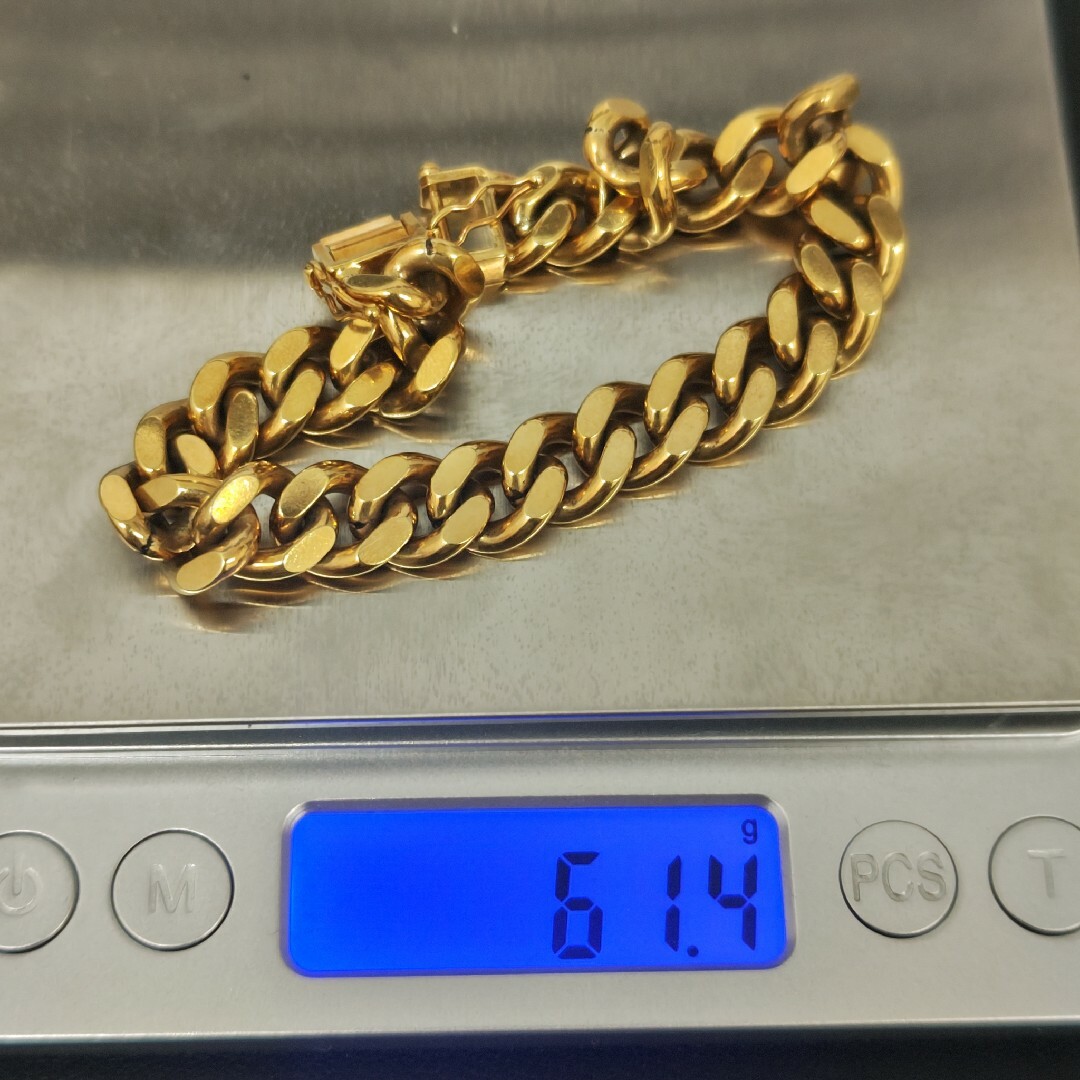 C90509)K18 金無垢 61g超え 喜平ブレスレット ブレスレット C90509)K18 金無垢 61g超え 喜平ブレスレット ブレスレット