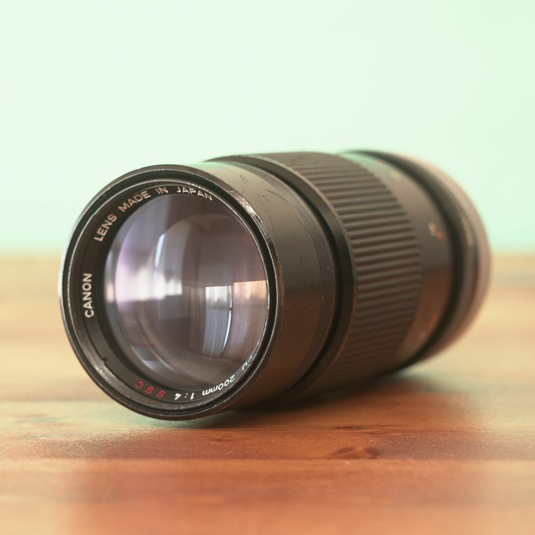 CANON FD 200mm f4 S.S.C 望遠 オールドレンズ #351