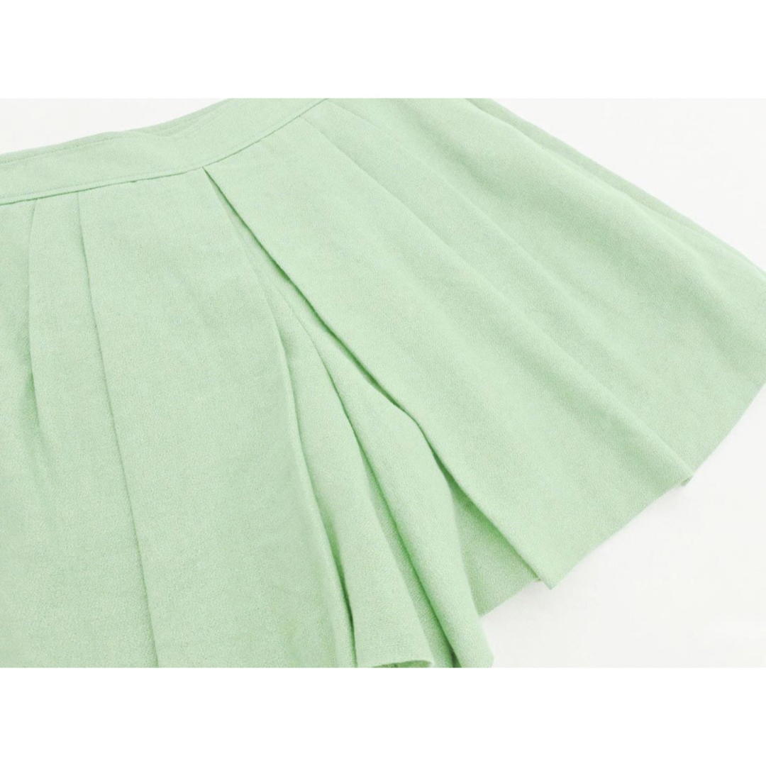 iCB アイシービー リネン混 キュロット パンツ size9/緑 レディースのパンツ(キュロット)の商品写真