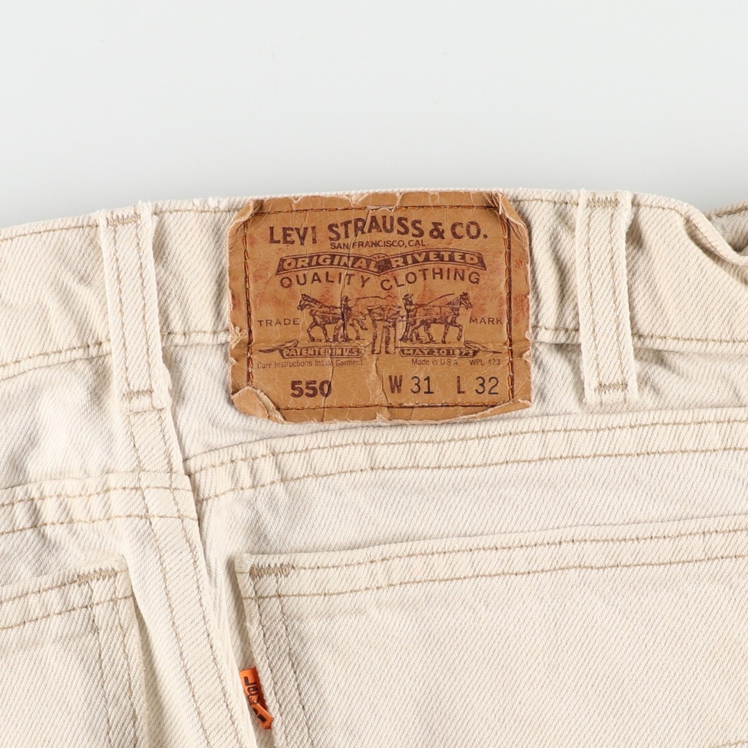 Levi's(リーバイス)の古着 90年代 リーバイス Levi's 550 オレンジタブ テーパードデニムパンツ USA製 メンズw31 ヴィンテージ /eaa368714 メンズのパンツ(デニム/ジーンズ)の商品写真