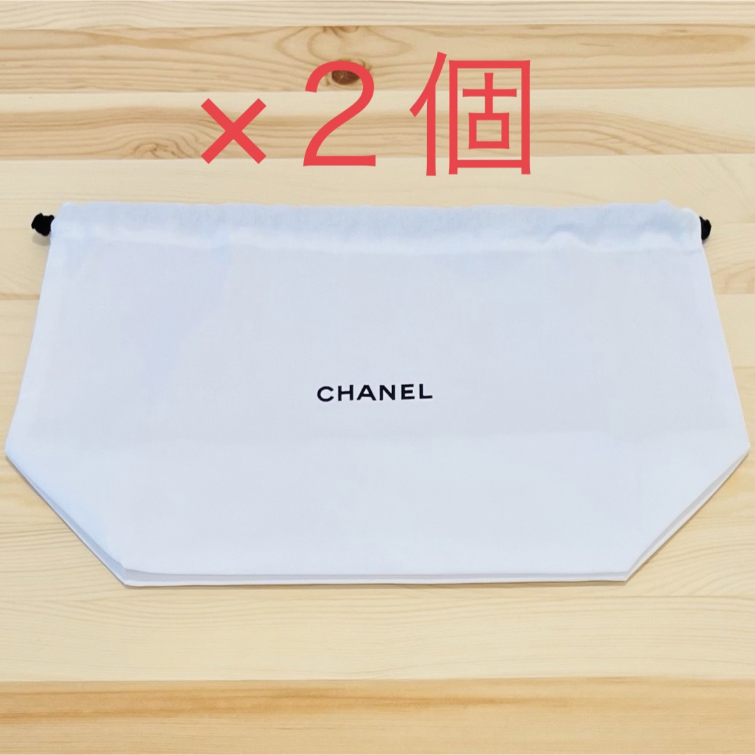 CHANEL(シャネル)の【新品×2個】シャネル オリジナル巾着 ポーチ レディースのファッション小物(ポーチ)の商品写真