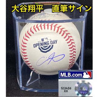 エンゼルス 大谷翔平 直筆サイン &開幕戦 2018 ボール ケース付き