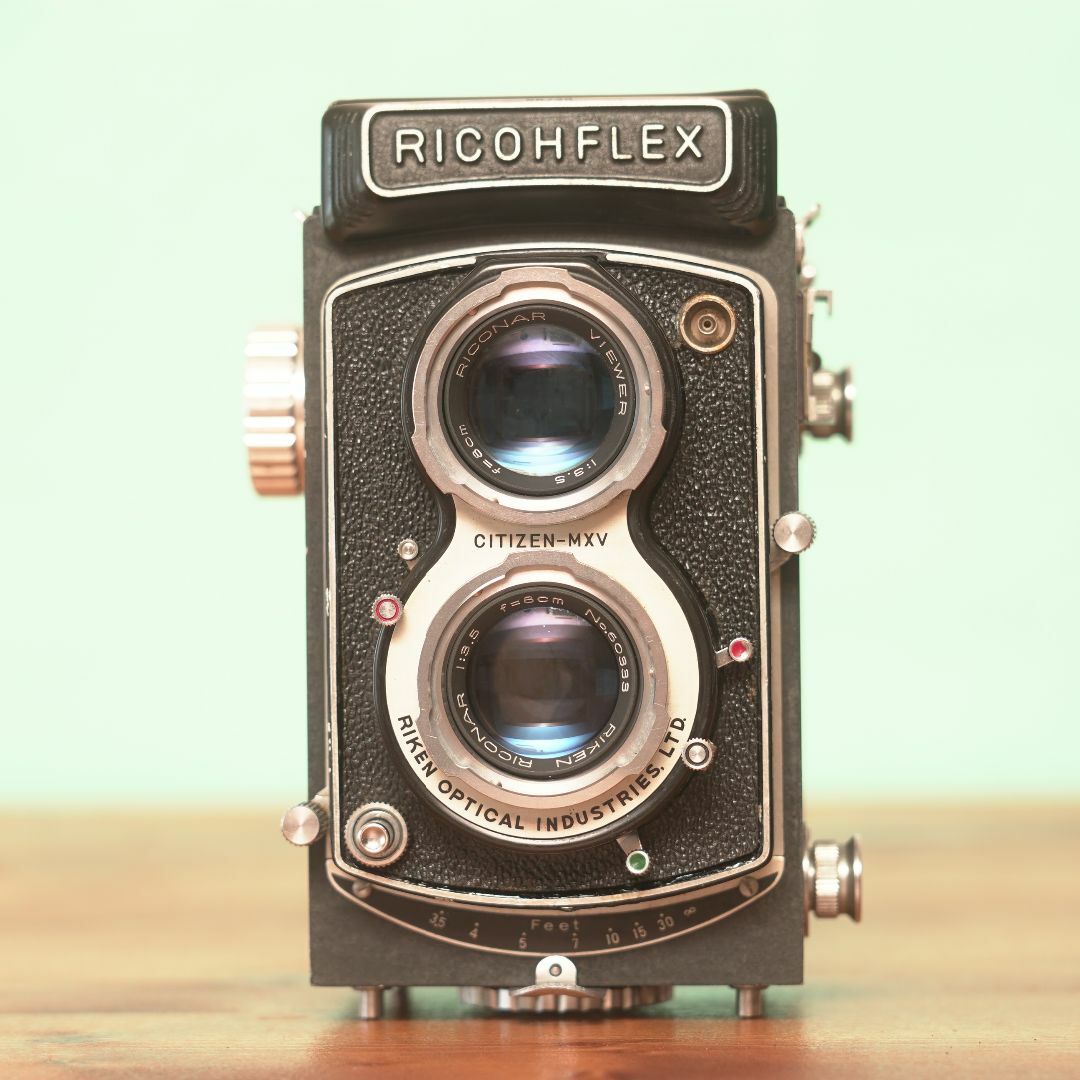 動作確認済み◎RICOHFLEX NEW DIA 二眼レフ フィルムカメラ 38