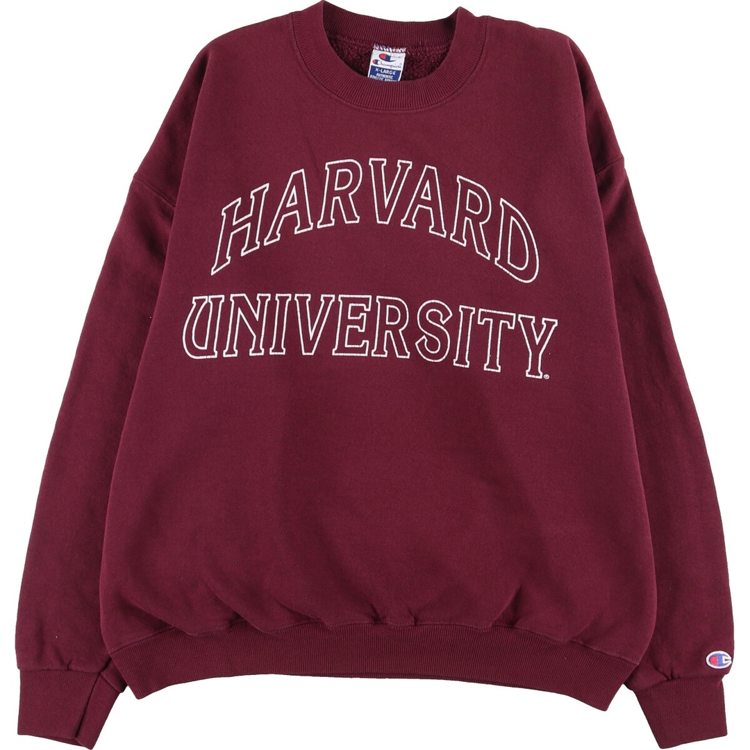 90年代 チャンピオン Champion HARVARD UNIVERSITY ハーバード大学 カレッジスウェットシャツ トレーナー USA製 メンズXL ヴィンテージ /eaa371006